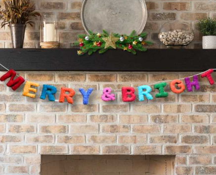 Merry And Bright Banner