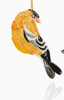 Quill Goldfinch Ornament