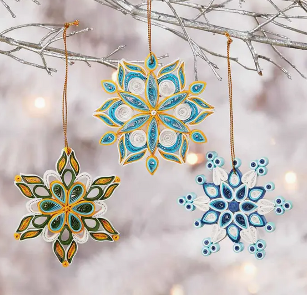Quilled Snowflake Ornament