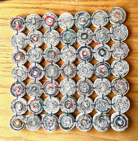 Recycled Paper Trivets by the Lao Disabled Women's Center