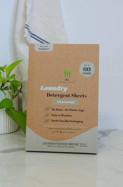 Laundry Detergent Sheets: 60 Loads - Unscented