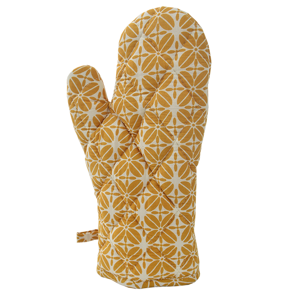 Oven Mitt | Coffee Bean Turmeric