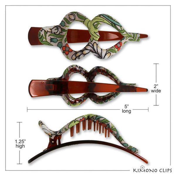 Double Heart Clip
