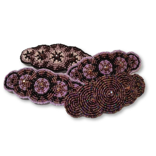 Andrea Seed Bead Hair Barrette - Guatemala