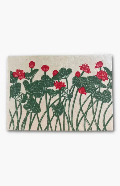 Lily Pad Card -Tree Free