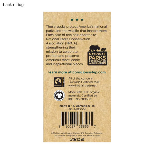 Socks that Protect National Parks (Green Campers) - Medium