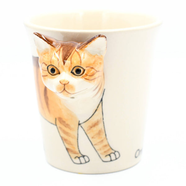 Orange Tabby Cat mug 10 oz