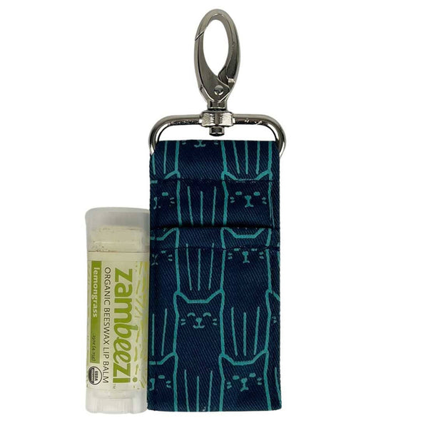 Lip Balm Bag - Cat Print