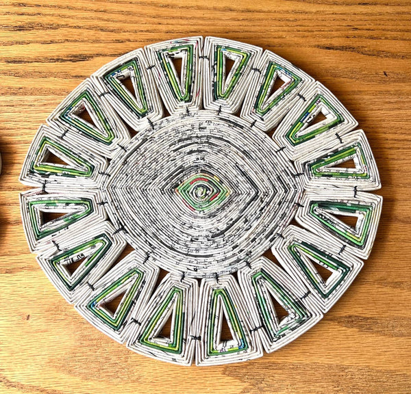 Recycled Paper Trivets by the Lao Disabled Women's Center