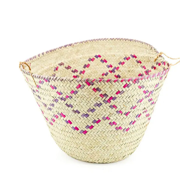 Kikapu Vegan Palm Tote Basket