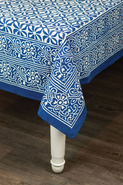 Indigo Mosaic Tablecloth