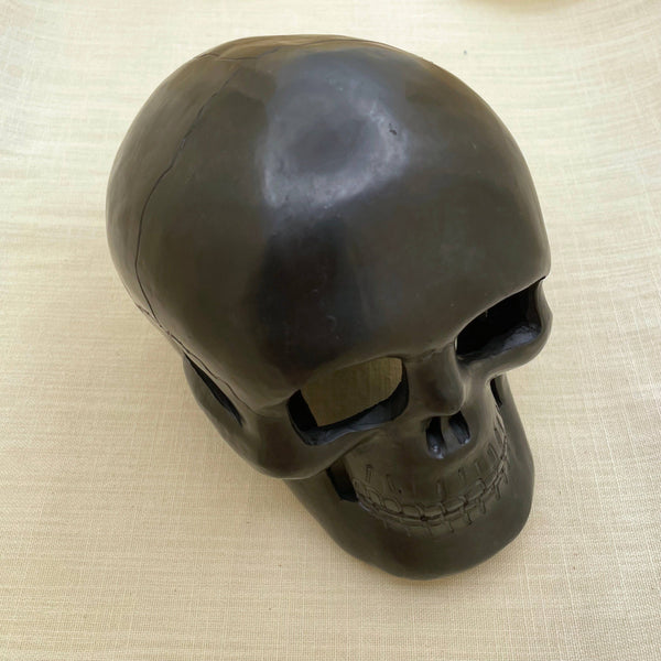 XL Black Clay Skull, Mexico