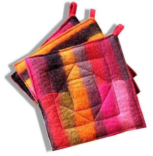 Felt Potholder, Quilted