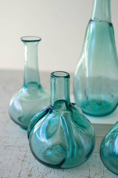 Recycled Bottle Bud Vases