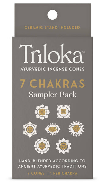 Triloka Chakra Sampler Pack Cones