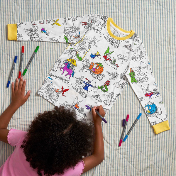 Color your own Fairytale Pajamas - DIY Craft Kit