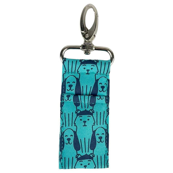 Lip Balm Bag - Lip Balm Holder - Lip Balm Clip - Dog Print