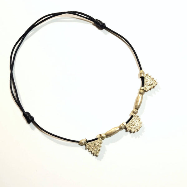 Triple Drop Bullet Casing Necklace