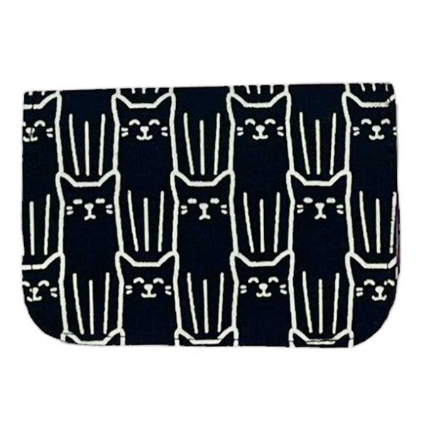 Cotton Canvas Cardholders - Cat Prints - Small Wallet