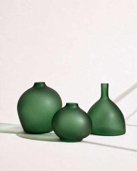 Hearth Handblown Hammered Bud Vase