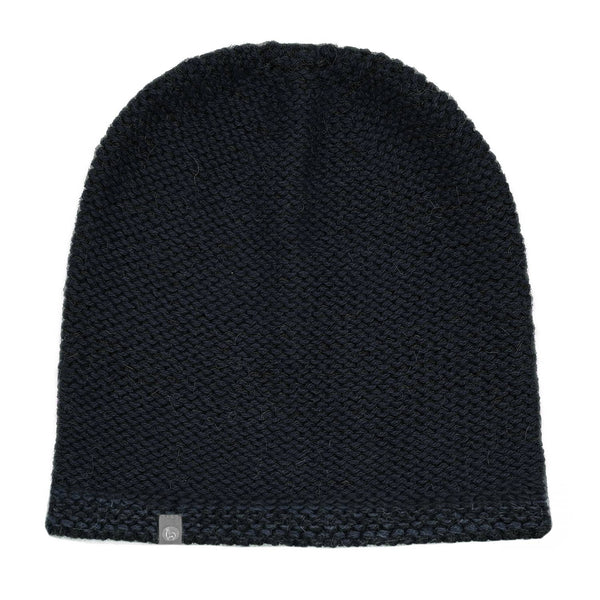 NEW! Alpaca Beanie Hat - Trail - Noir