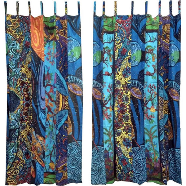 Dream Single Panel Tabbed Curtain 56 x 85 Inches