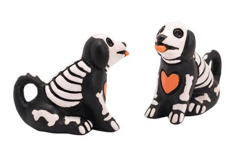 Ceramic Skelly Dog, Peru