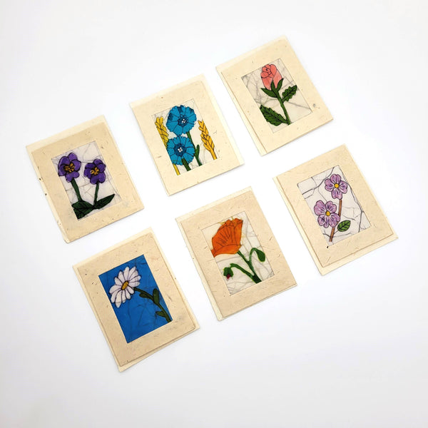 Flowers Batik Mini Card Refill