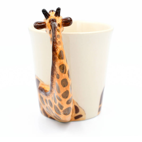 Giraffe long neck mug 10 oz