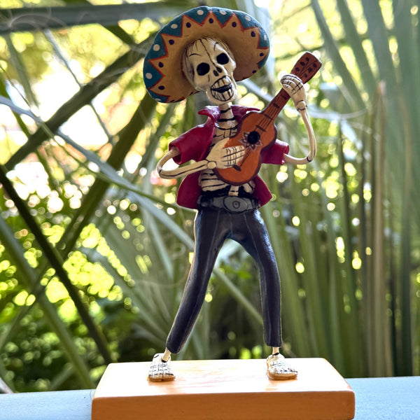   Retablo Style Skeletons on Base, Peru (DBAS)