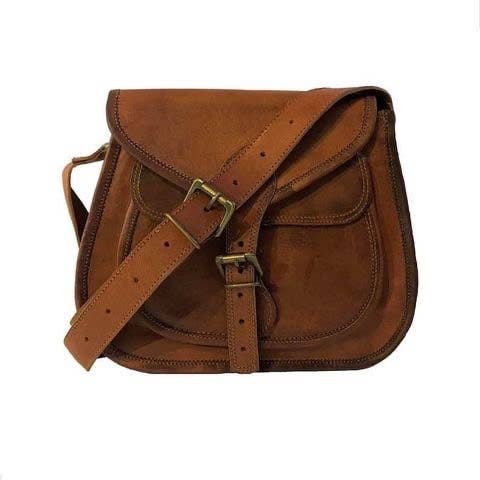 Women's Leather Crossbody Shoulder Sling Bag