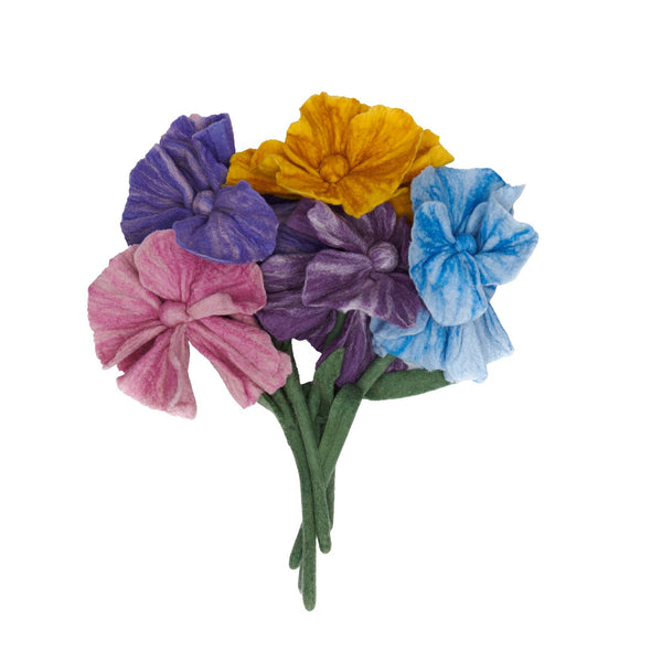 Felt Iris Flower