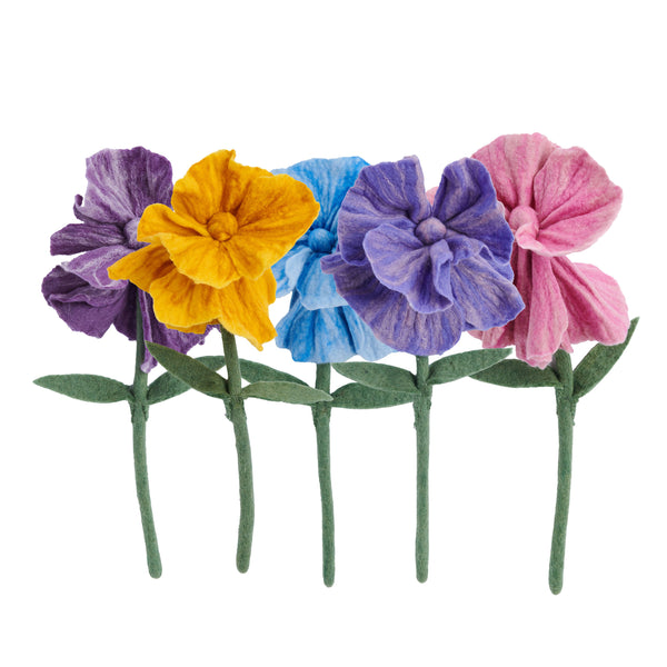 Felt Iris Flower
