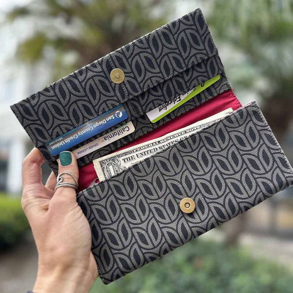 Sustainable Cotton Canvas Wallet - New Fall Prints!