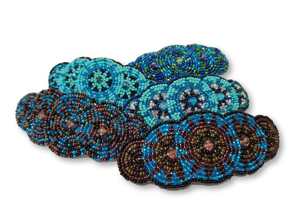 Andrea Seed Bead Hair Barrette - Guatemala