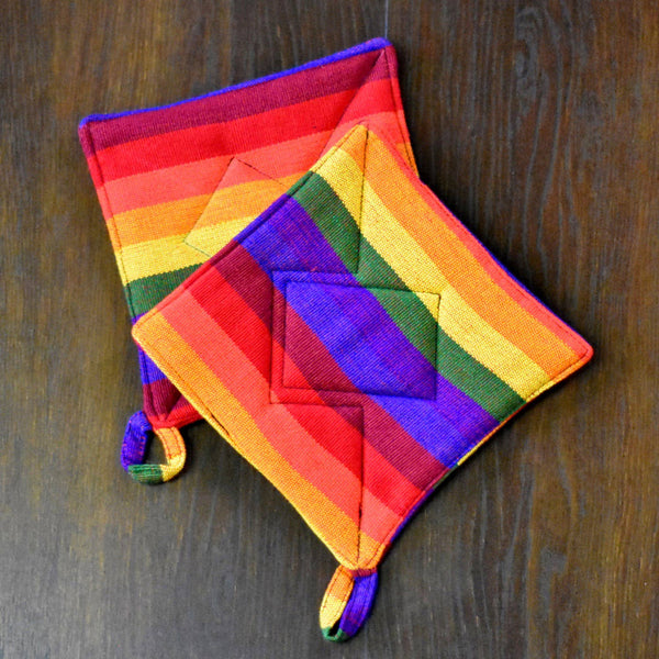 Rainbow Potholder