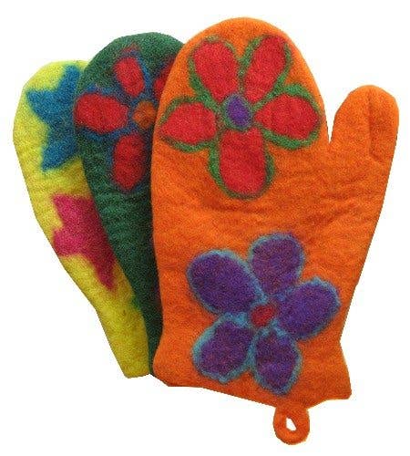 Felt Oven Mitt, Assorted Designs