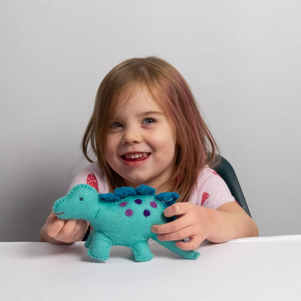 Toys - Dinosaur - Baby Blue - Stegosaurus