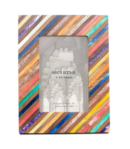 Banka Mundi 4x6 Multicolor Picture Frame