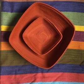 African Hope Square Basket (small)