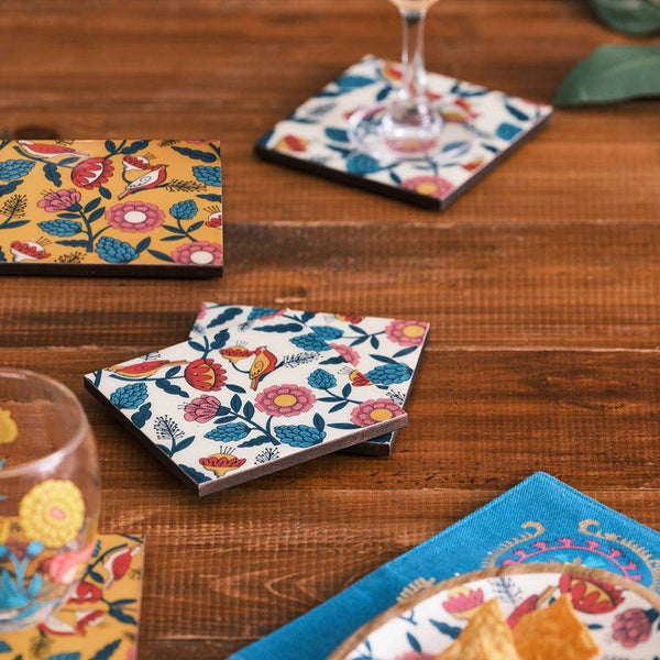 Handmade Bloom Coasters - Set of 6