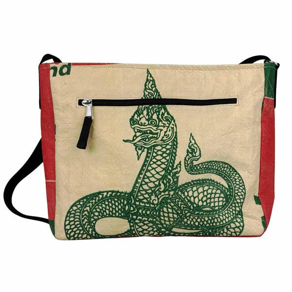 Medium Recycled Crossbody Bag -  Travel Purse - New Style