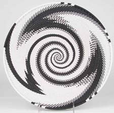 African Eclipse TW Large Round Bowl with Base