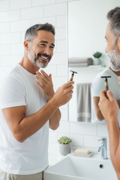 Bamboo Stainless Steel Safety Razor | Earth Day Bestseller