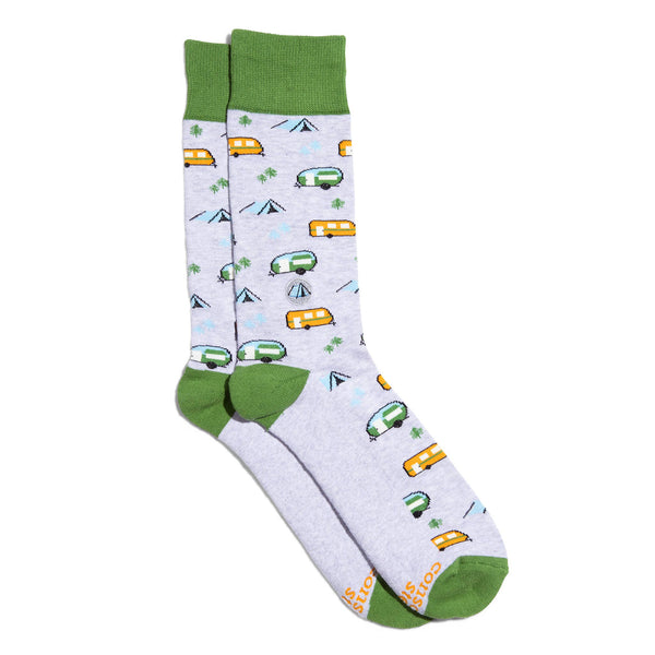 Socks that Protect National Parks (Green Campers) - Medium