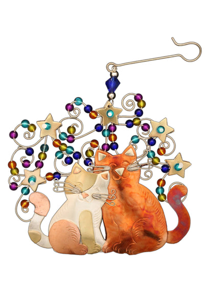 Starry Night Cats Ornament