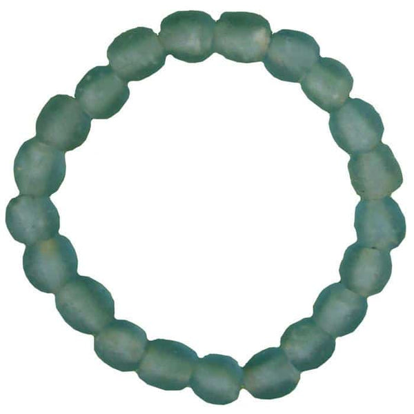 Glass Pearls: Bracelet - Blue