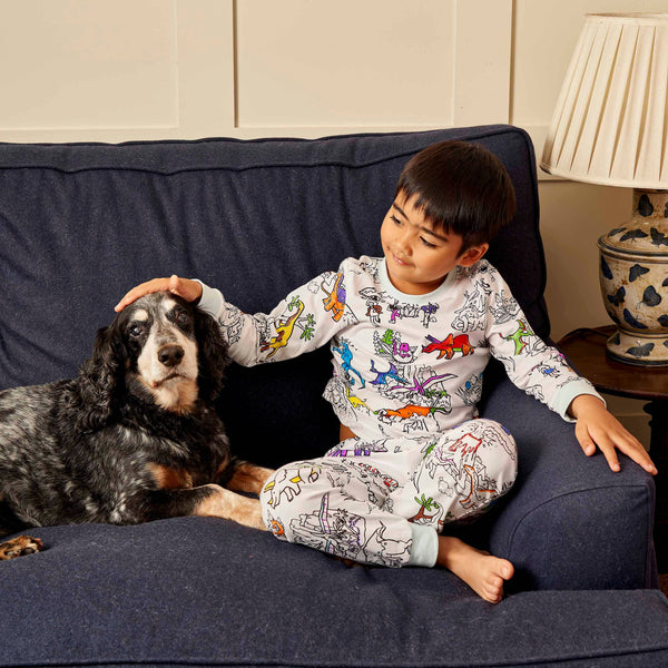 Color your own Dinosaur Pajamas - DIY Craft Kit