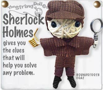 Sherlock String Doll Keychain