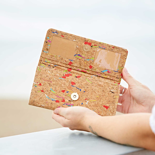 Natural Cork Clutch Purse